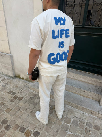 T-shirt Oversize My Life Is Good