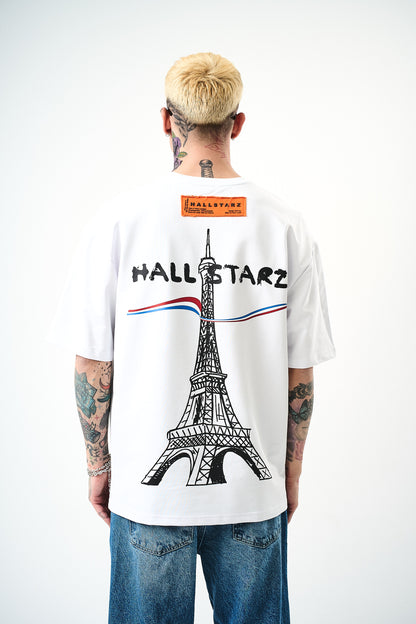 T-shirt Tour Eiffel signature oversize