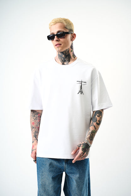 T-shirt Tour Eiffel signature oversize