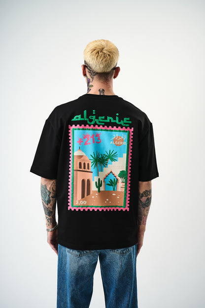 T-shirt Desert 213 stamp oversize