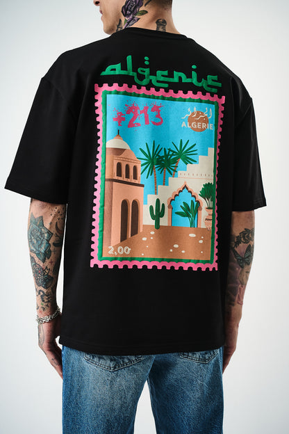 T-shirt Desert 213 stamp oversize