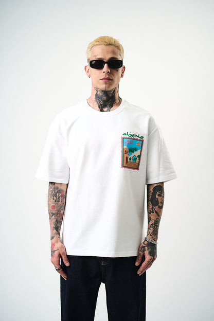 T-shirt Desert 213 stamp oversize