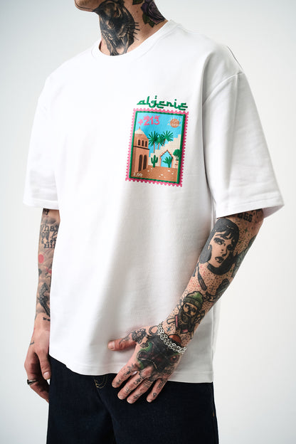 T-shirt Desert 213 stamp oversize