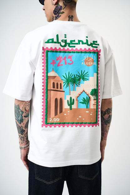 T-shirt Desert 213 stamp oversize
