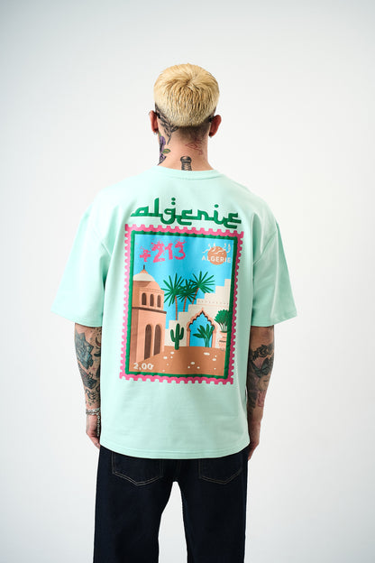 T-shirt Desert 213 stamp oversize