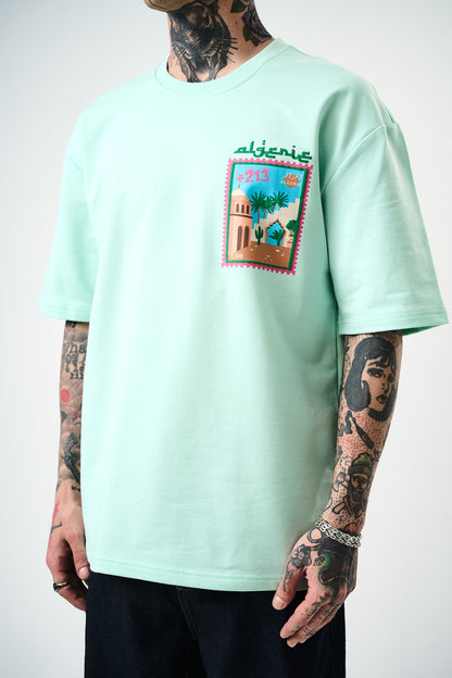 T-shirt Desert 213 stamp oversize